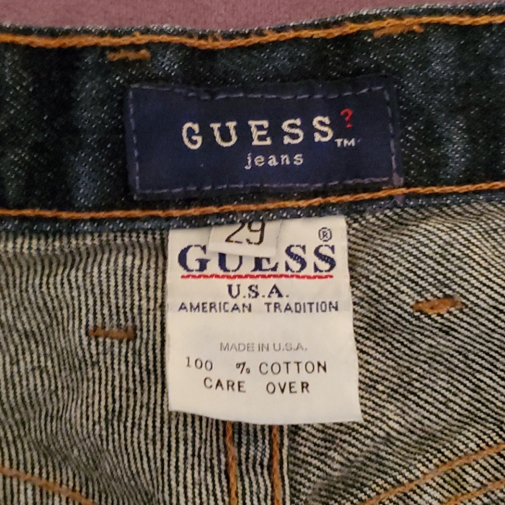 🤑Vintage Guess jeans size 29 made in USA - Picture 3 of 5
